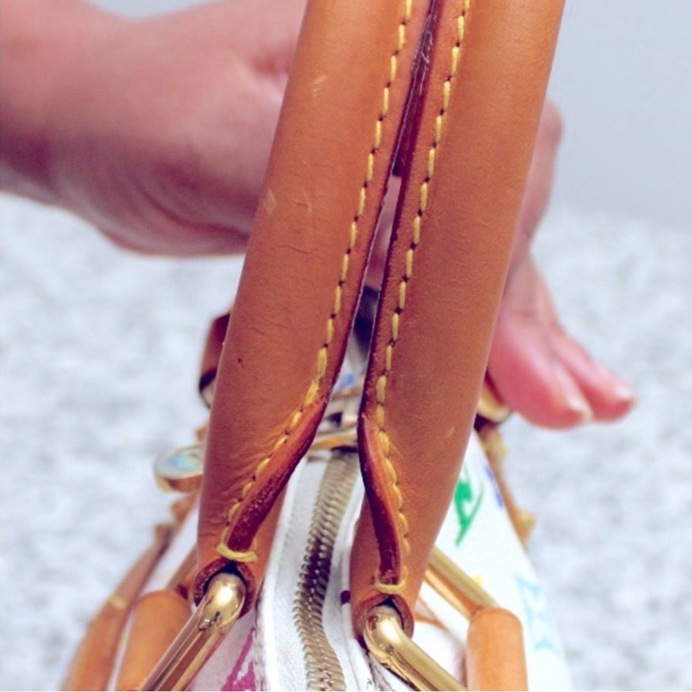 Louis Vuitton Multicolor Monogram Tote with Tan Accents - Picture 8 of 9